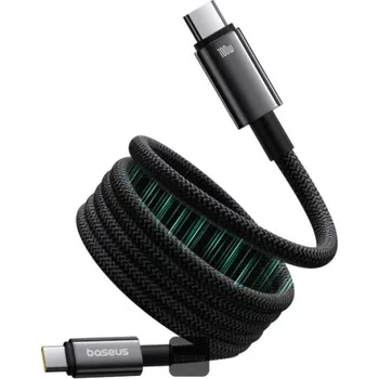 Datový kabel NONAME Baseus datový magnetický kabel Tungsten Gold USB-C/USB-C 1m 100W černý