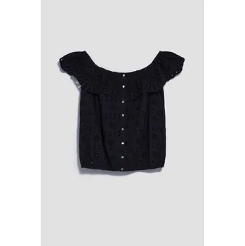 Dámská košile DÁMSKÁ KOŠILE L-KO-4035 ČERNÁ Marisse černá | krémová 2333236