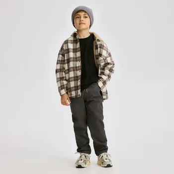 Chlapecké kalhoty Reserved - Zateplené kalhoty - tmavě šedá - 630FM-90X - 630FM-90X-170