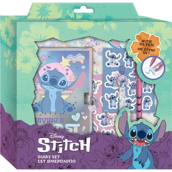 Blok Lilo a Stitch Dárkový set Stitch Deník a doplňky