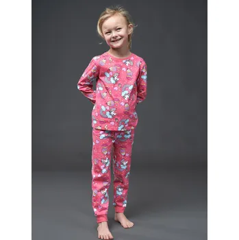 Dívčí pyžamo Equipage Pyžamo Liza Equipage, dívčí, fruit dove 104