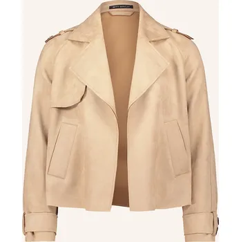 Dámský blejzr Betty Barclay Dámská Bunda V Koženém Vzhledu, béžová, 44