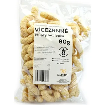 *Křupky vícezrnné bezlepkové 80g, Natural Jihlava (MDT 30.9.2025)