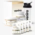 Protein VENIRA Dárková sada Whey Protein 5x 30 g + Night Fat Burner 80 cps. + Magnesium drink 120 g + shaker Pro černý/bílý
