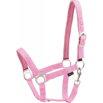 Horseguard Ohlávka se stříbrným kováním Nylon HorseGuard, pink FULL