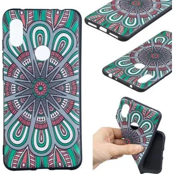 Pouzdro na mobilní telefon Emboss gelový kryt na mobil Xiaomi Redmi Note 6 Pro - symetrie