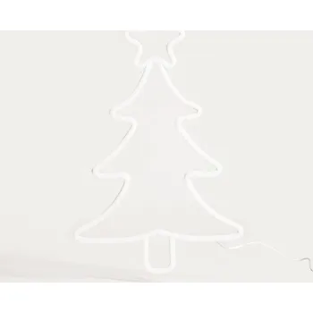 Vánoční ozdoba Vánoční dekorace LEDEN LED nástěnná, vánoční stromek 755132