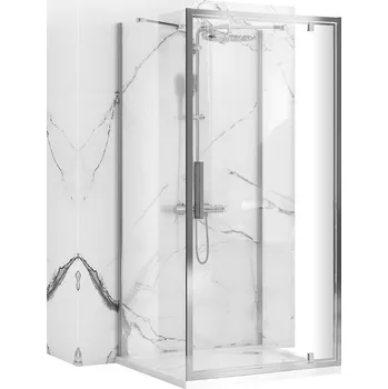Sprchová kabina REA Rapid Swing Chrome Varianta: Dveře: 90 x Sprchová zástěna: 80