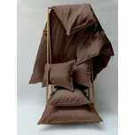 Pure Stella HNĚDÉ BIO BAVLNĚNÉ POVLEČENÍ COCOA Velikost povlečení: povlak 50x70cm