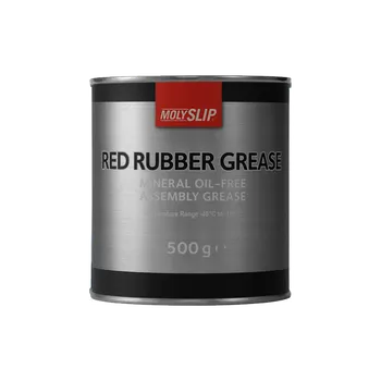 Plastické mazivo Red Rubber Grease, 500g plech (Mazivo kompatibilní s gumou)