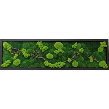 Obraz Mechdekor Obraz Mix mechů – 140x40 cm kovový rám černý Rám: Dřevěný, Barva Rámu: Antracit