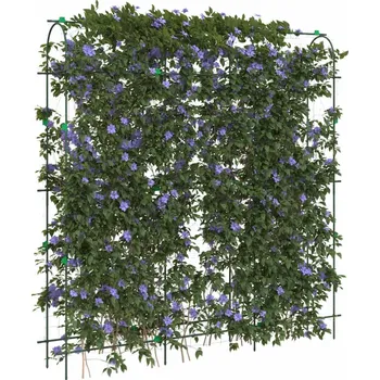 Opora na rostlinu vidaXL 3281498 treláž pro popínavé rostliny U zelená 181 x 31 x 182,5 cm 2 ks