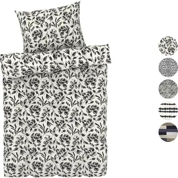 Povlečení LIVARNO home Ložní povlečení z mikrovláknitého saténu, 140 x 200 cm, 70 x 90 cm