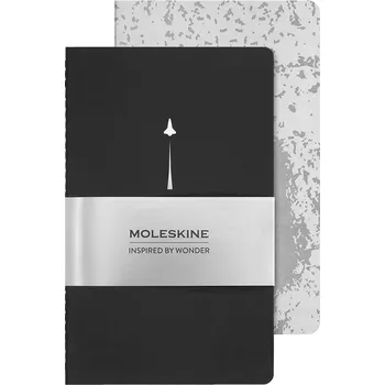 Sešity MOLESKINE 2ks Volant NASA čisté L