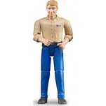 Bruder BWORLD Figurka muž modré kalhoty