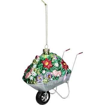 Vánoční dekorace Závěsná vánoční dekorace home & lifestyle 11,43 x 13,34 x 6,99 cm více barev MAS.7337 vícebarevná MLC