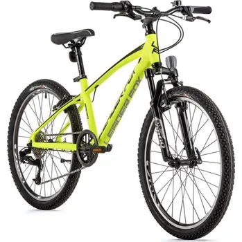 Dětské kolo Leader Fox SPIDER BOY 24" Neon Yellow