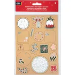 Albi Samolepky na dárky 3 ks - Vánoce kraft