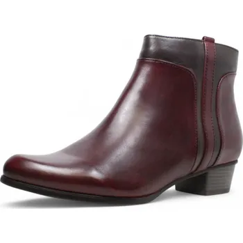 Dámská zimní obuv DÁMSKÉ KOTNÍKOVÉ BOTY REGARDE LE CIEL STEFANY 398 BORDOVÁ Barva: BORDOVÁ, Velikost: 39