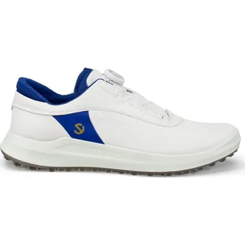 Golfová obuv ECCO Golf Core BOA pánské boty bílo-modré Velikost bot: 41 + Dárková krabička týček