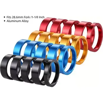 Cansucc Podložky Ahed kroužeky pod představec Elox 28,6 set 5ks 10 a 5mm černá