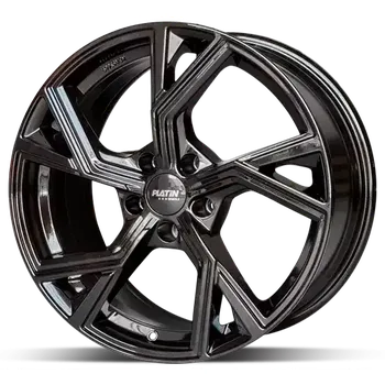 Alu kolo Platin P100 FullBlack 8,5x19 (5x112 ET40) 66,5 + DOPRAVA ZDARMA!
