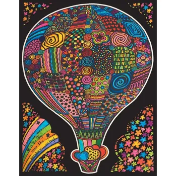 omalovánky Omalovánky Colorvelvet Sametový obrázek Balón