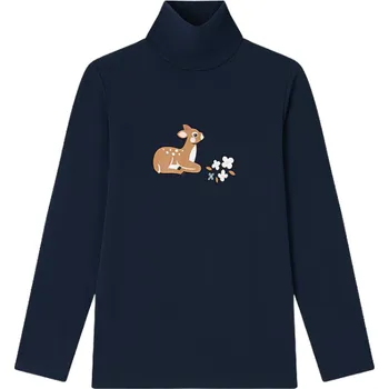 Dívčí oblečení Dívčí ROLÁK tm.modrý Wolf and Wolfie S2546