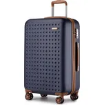 Kono 2486 Kufr spinner 65cm Modrý ABS/Polykarbonát