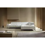 Kožená rohová sedací souprava Palladion L s elektrickým výsuvem