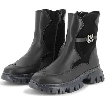 Dámské kozačky Dětské boty HUGO černá barva, G00542 G00542.36.41 99X, EUR 38