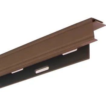 Stavební profil Lemovací U profil 2-dílný NOVIK Trim LU210 - 104 Red Brick