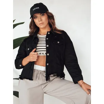 Dámská casual bunda Dámská džínová bunda MOLI Barva černá DSTREET DStreet černá 2660412