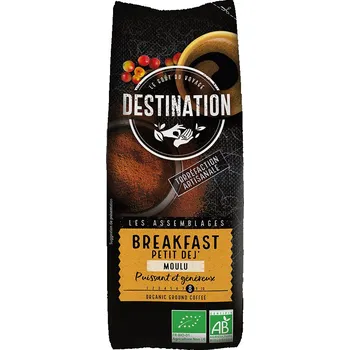 Káva *Káva mletá pražená Breakfast BIO 250g, Destination (MDT 10/2025)