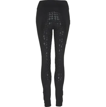 Jezdecké kalhoty Equipage Legíny jezdecké Finley Equipage, s gripem, dámské, černé XXL