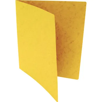 Odkládací mapa bez klopy A4 prešpán 250, žlutá