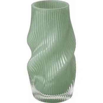 Váza Boltze Skleněná váza VERESE, 30 cm, zelená