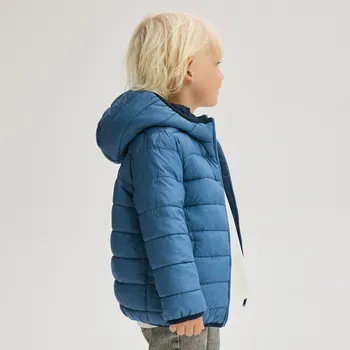Chlapecká bunda Reserved - Oboustranná bunda - ocelově modrá - PD699-95X - PD699-95X-98
