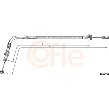 Auto-moto Lanko plynu COFLE 92.16.6030
