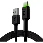 Green Cell KABGC06 USB - USB-C, 120cm, černý