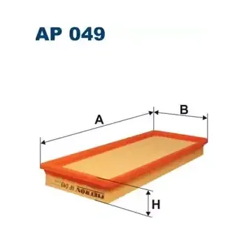 Filtr do auta FILTRON Vzduchový filtr FI AP049