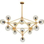 Toolight Stropní závěsná lampa zlatá APP267-15C