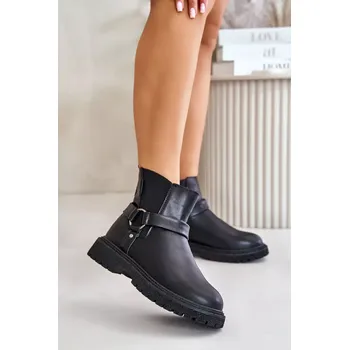 Dámská zimní obuv Dámské kotníkové boty 00274A128 Černá - Big Star černá 39