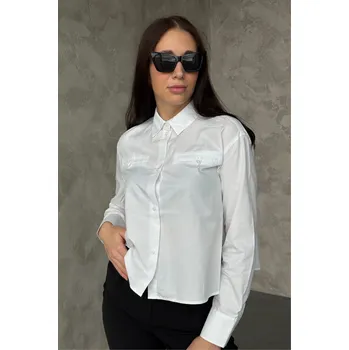 Dámská košile Dámská košile Armani Exchange XW000668AF15983 bílá Velikost: L