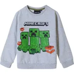 MIKINA MINECRAFT f UK 54814 - 263 šedá Velikost: 128