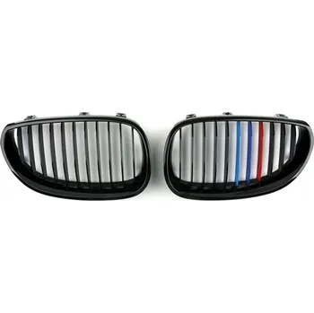 Kapota Přední maska, ledvinky, mřížky BMW 5 E60 (03-) trikolora ///M - sada L+P