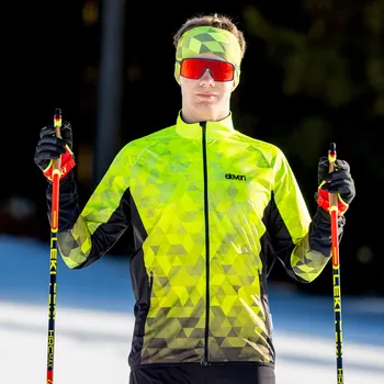 Pánská větrovka Pánská lehká bunda Eleven Clark Tripeak Fluo Velikost: S