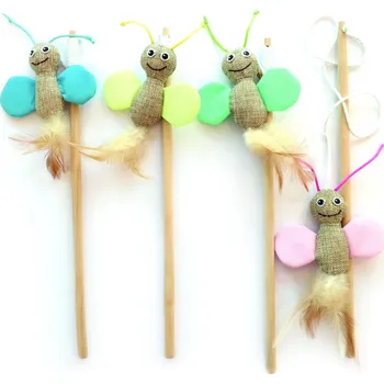 Hračka pro psa M-Pets Butterfly škádlítko (mix barev)