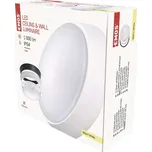 EMOS LED přisazené svítidlo ZURI, kruhové černá/bílá 14W teplá bílá