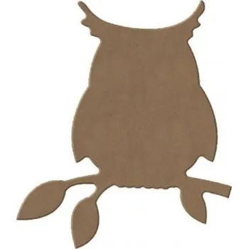 Výtvarná sada Dřevěný výřez k dekoraci Gomille, 12 x 15 cm – sova